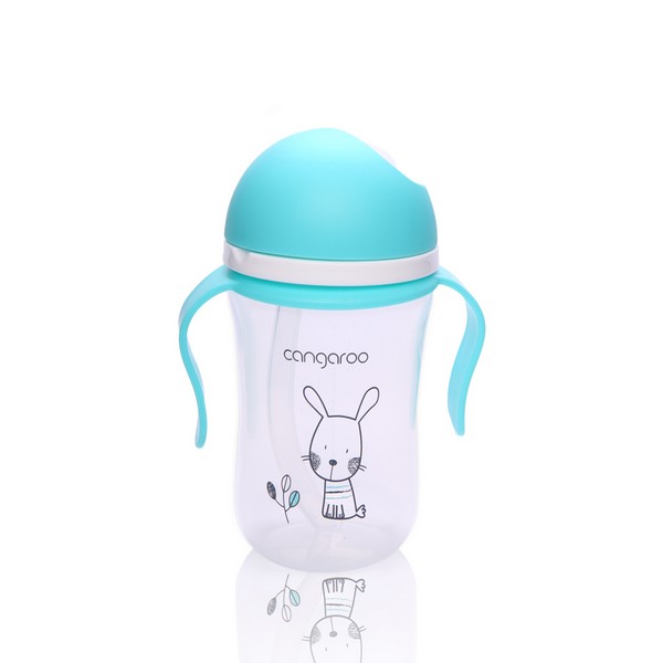 Продукт Cangaroo - Чаша със силиконова сламка 300ML - 0 - BG Hlapeta